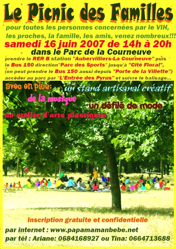 Affiche du Picnic en Banlieue Affiche du Picnic en Banlieue