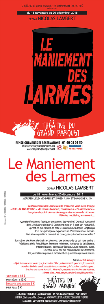 Le maniement des larmes