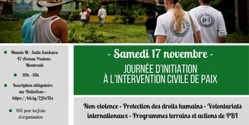 Journée d'Initiation à l'Intervention Civile de Paix (ICP) - PBI