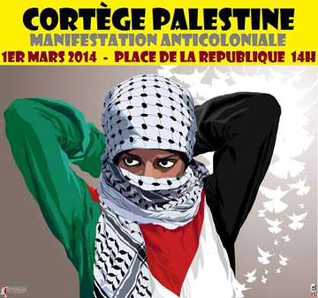 Dans le cadre de la semaine anti-coloniale, manifestation samedi 1er mars à partir de 14h - départ Place de la République à Paris