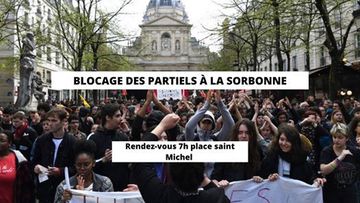 Paris 1 mobilisée contre Macron et la sélection's photo.